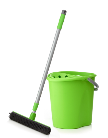 Eimer mit Wischer